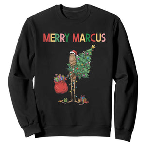 Marcus The Worm Christmas Meme Sweatshirt TS14 Black Print Your Wear