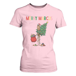 Marcus The Worm Christmas Meme T Shirt For Women TS14 Light Pink Print Your Wear