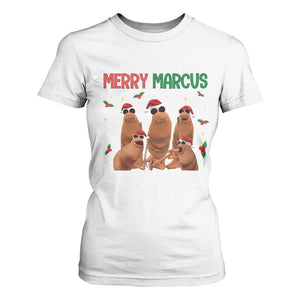 Marcus The Worm Christmas Meme T Shirt For Women Funny Brain Rot Gen Z Xmas TS14 White Print Your Wear