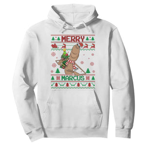 Marcus The Worm Christmas Meme Hoodie Funny Brain Rot Xmas TS14 White Print Your Wear