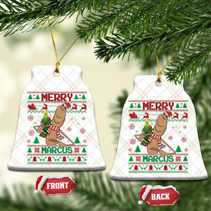 Marcus The Worm Christmas Meme Ceramic Ornament Funny Brain Rot Xmas TS14 Print Your Wear