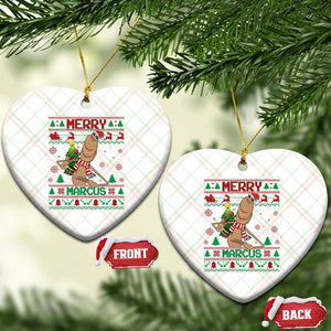 Marcus The Worm Christmas Meme Ceramic Ornament Funny Brain Rot Xmas TS14 Print Your Wear