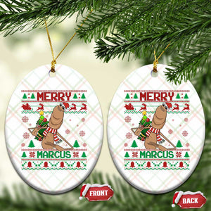 Marcus The Worm Christmas Meme Ceramic Ornament Funny Brain Rot Xmas TS14 Print Your Wear