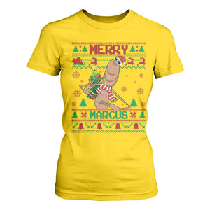 Marcus The Worm Christmas Meme T Shirt For Women Funny Brain Rot Xmas TS14 Daisy Print Your Wear