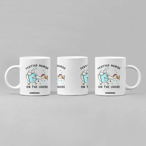 Funny Goose Nurse Christmas Coffee Mug Festive Nurses On The Loose TS14 Print Your Wear