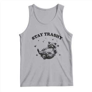 Funny Raccoon Meme Tank Top Stay Trashy TS14 Athletic Heather Print Your Wear
