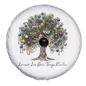 Mardi Gras Mask Tree Spare Tire Cover Laissez Les Bon Temps Rouler TS14 Print Your Wear