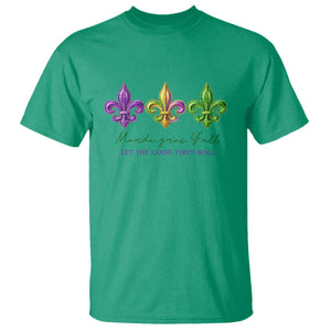 Mardi Gras T Shirt Let The Good Time Roll TS14 Irish Green Print Your Wear