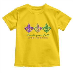 Mardi Gras Toddler T Shirt Let The Good Time Roll TS14 Daisy Print Your Wear