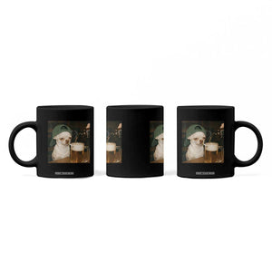 Funny Chihuahua St Patricks Day Meme Coffee Mug Chihuahua Smoking Irish Beer Lover TS14 Print Your Wear