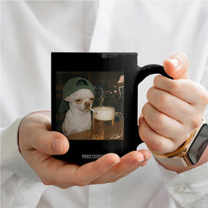 Funny Chihuahua St Patricks Day Meme Coffee Mug Chihuahua Smoking Irish Beer Lover TS14 Print Your Wear