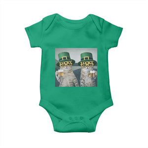 Funny St Patricks Day Cats Drinking Beer Meme Baby Onesie TS14 Irish Green Print Your Wear