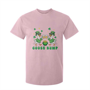 Funny St Patricks Day Goose Drinking Beer T Shirt For Kid Goose Bump TS14 Light Pink Print Your Wear