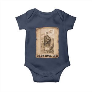 Funny Saint Patrick Irish Catholic St Patrick's Day Baby Onesie Go On Now Git TS14 Navy Print Your Wear