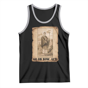 Funny Saint Patrick Irish Catholic St Patrick's Day Tank Top Go On Now Git TS14 Black Athletic Heather Print Your Wear