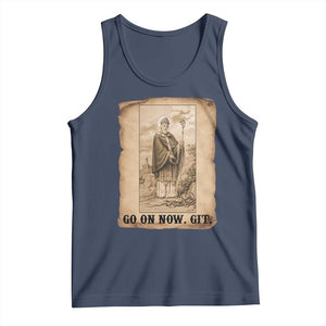 Funny Saint Patrick Irish Catholic St Patrick's Day Tank Top Go On Now Git TS14 Navy Print Your Wear
