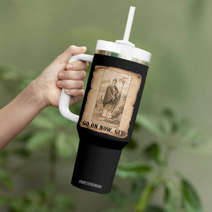 Funny Saint Patrick Irish Catholic St Patrick's Day Tumbler With Handle Go On Now Git TS14 Print Your Wear