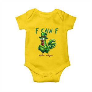 Funny St Patricks Day Lucky Chicken Baby Onesie F Caw F TS14 Daisy Print Your Wear