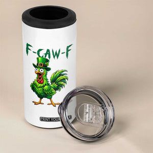 Funny St Patricks Day Lucky Chicken 4 in 1 Can Cooler Tumbler F Caw F TS14 Print Your Wear