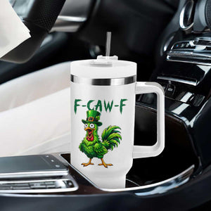 Funny St Patricks Day Lucky Chicken Tumbler With Handle F Caw F TS14 Print Your Wear