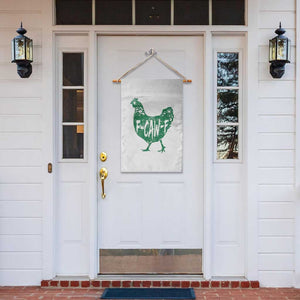 F Caw F Lucky Chicken Garden Flag Funny St Patricks Day TS14 Print Your Wear