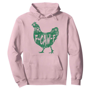 F Caw F Lucky Chicken Hoodie Funny St Patricks Day TS14 Light Pink Print Your Wear