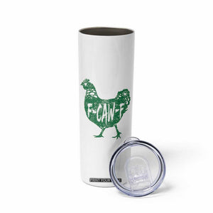 F Caw F Lucky Chicken Skinny Tumbler Funny St Patricks Day TS14 Print Your Wear