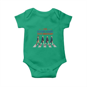1776 National Champs Baby Onesie Funny Founding Father Roading Parody 4th of July