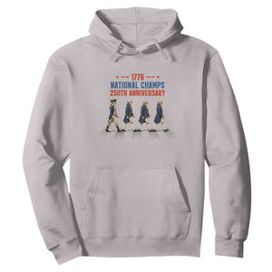 1776 National Champs Hoodie Funny Founding Father Roading Parody 4th of July