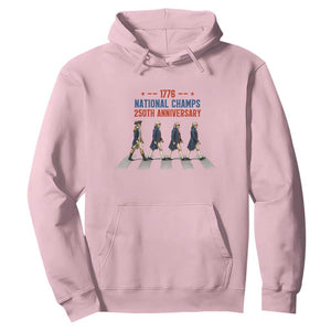 1776 National Champs Hoodie Funny Founding Father Roading Parody 4th of July