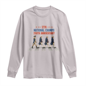 1776 National Champs Long Sleeve Shirt Funny Founding Father Roading Parody 4th of July