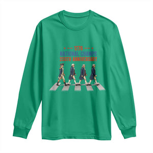 1776 National Champs Long Sleeve Shirt Funny Founding Father Roading Parody 4th of July