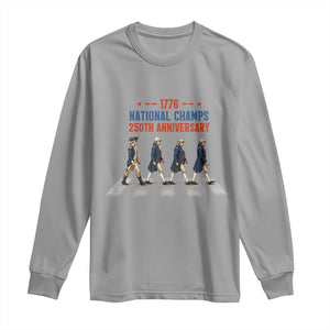 1776 National Champs Long Sleeve Shirt Funny Founding Father Roading Parody 4th of July