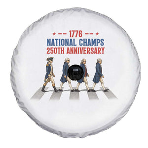 1776 National Champs Spare Tire Cover Funny Founding Father Roading Parody 4th of July