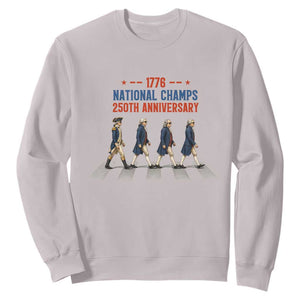 1776 National Champs Sweatshirt Funny Founding Father Roading Parody 4th of July
