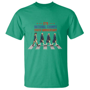 1776 National Champs T Shirt Funny Founding Father Roading Parody 4th of July