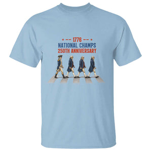 1776 National Champs T Shirt Funny Founding Father Roading Parody 4th of July