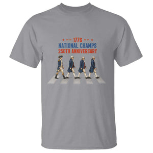 1776 National Champs T Shirt Funny Founding Father Roading Parody 4th of July