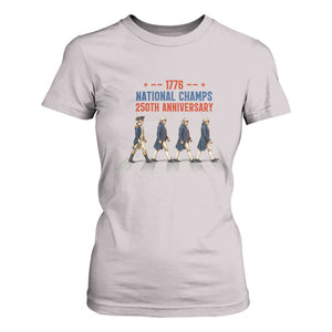 1776 National Champs T Shirt For Women Funny Founding Father Roading Parody 4th of July