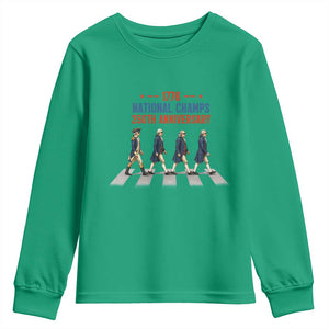 1776 National Champs Youth Sweatshirt Funny Founding Father Roading Parody 4th of July