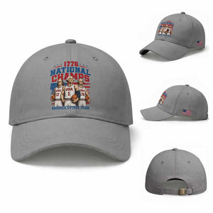 1776 National Champs Baseball Cap Patriotic Founding Fathers Basketball Undefeated America