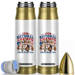 1776 National Champs Bullet Tumbler Patriotic Founding Fathers Basketball Undefeated America