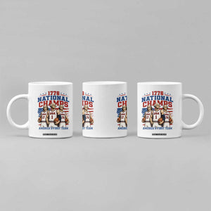 1776 National Champs Coffee Mug Patriotic Founding Fathers Basketball Undefeated America TS14 Print Your Wear
