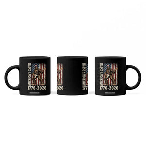 250 Years America Anniversary Coffee Mug Patriotic Bigfoot Playing Guitar 4th Of July TS14 Print Your Wear