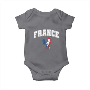 France Flag Gallic Rooster French National Pride Baby Onesie