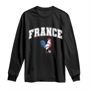France Flag Gallic Rooster French National Pride Long Sleeve Shirt