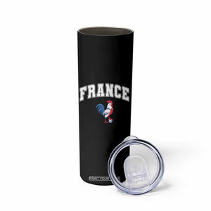 France Flag Gallic Rooster French National Pride Skinny Tumbler TS14 Print Your Wear