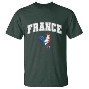 France Flag Gallic Rooster French National Pride T Shirt