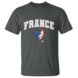 France Flag Gallic Rooster French National Pride T Shirt