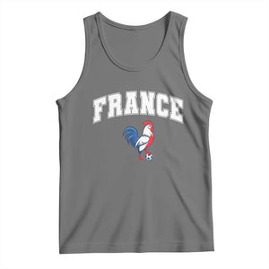 France Flag Gallic Rooster French National Pride Tank Top